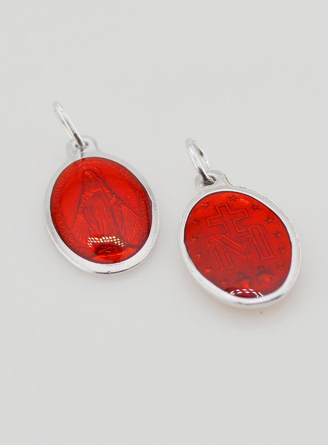 Medaglia Miracolosa rossa - 19 mm (pic 2)