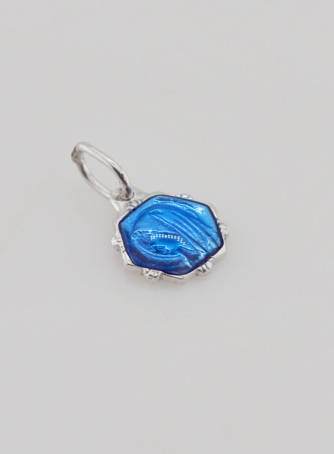 Medaglia Vergine Maria - Blu (pic 3)