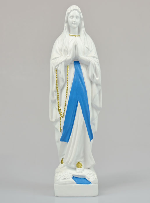 Statua Madonna di Lourdes con velo - 32 cm (pic 2)