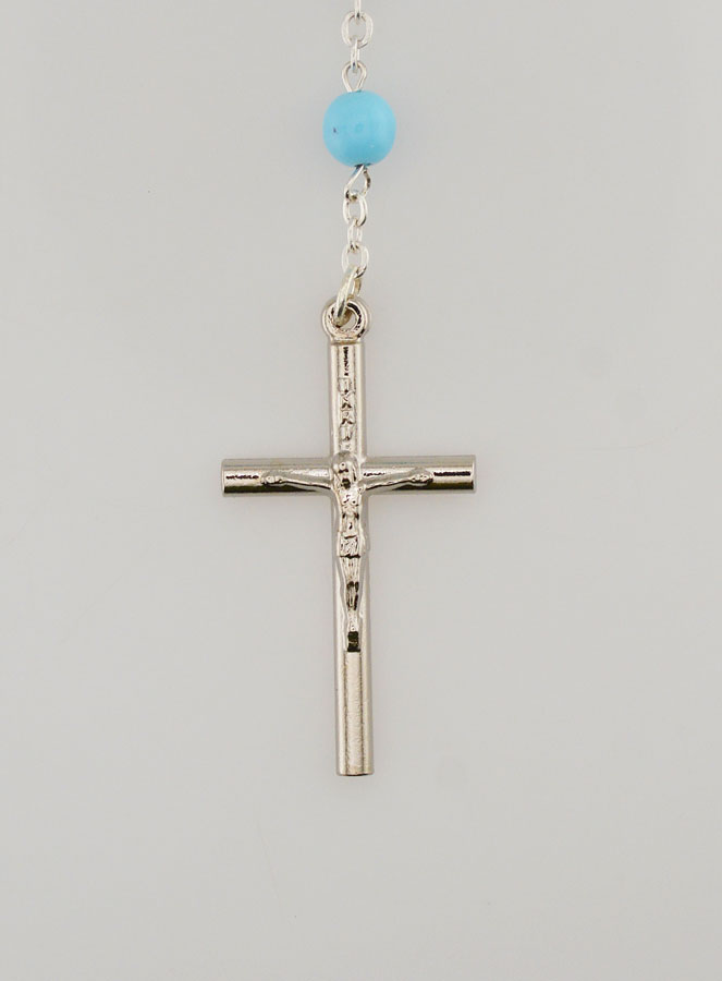 Rosario in Perle di Vetro- Blu (pic 3)