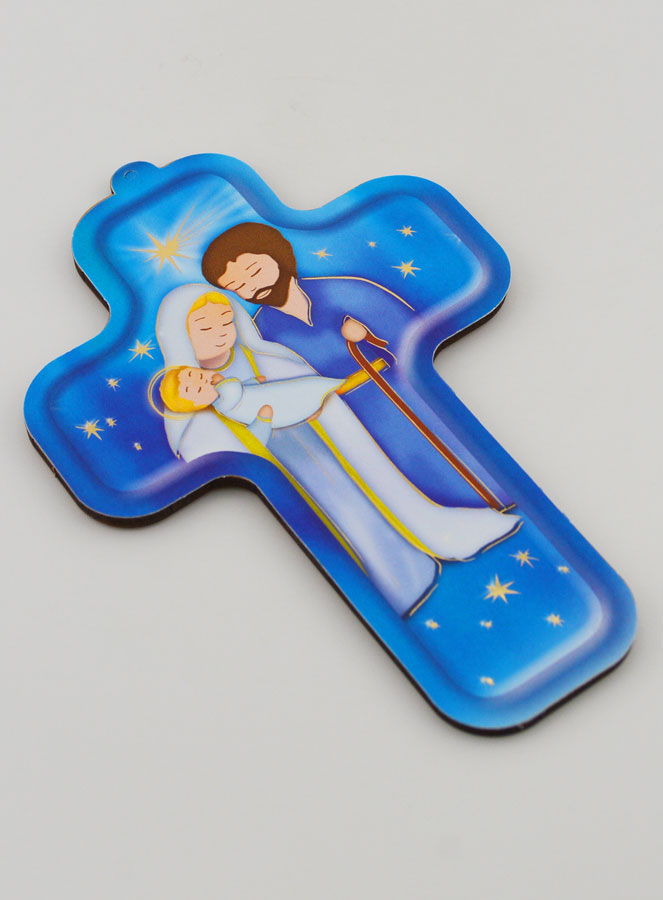 Croce in Legno Bambini - Sacra Famiglia (pic 3)