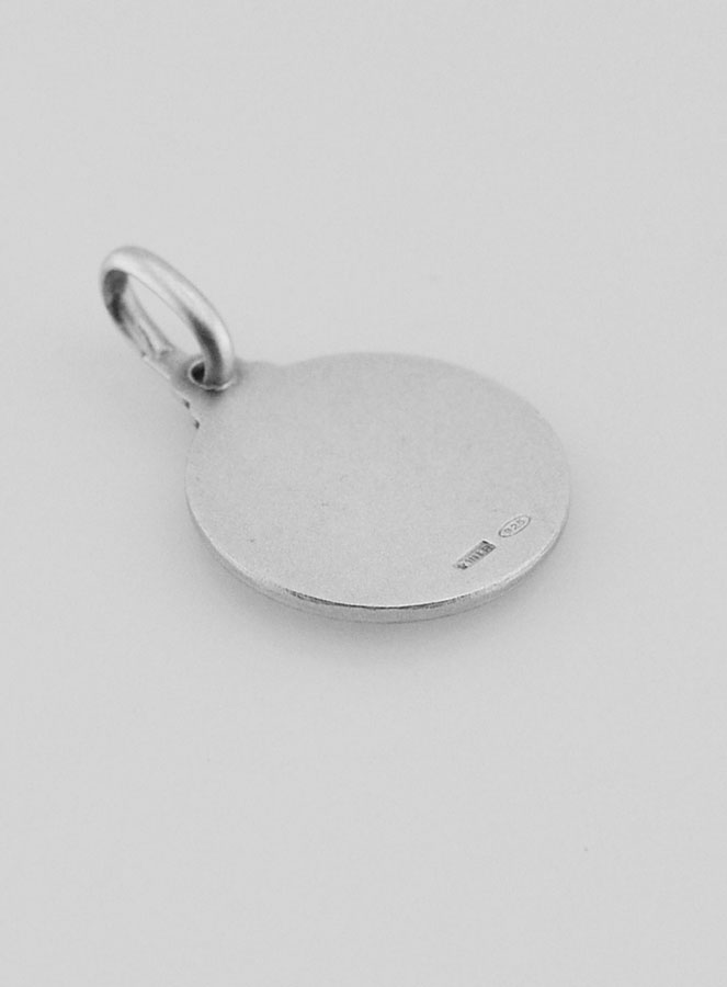 Medaglia Colomba dello Spirito Santo in Argento Puro - 14mm (pic 4)