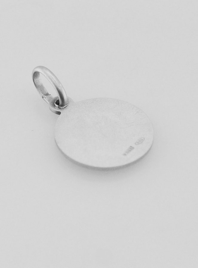 Medaglia San Michele in Argento Puro - 12mm (pic 4)