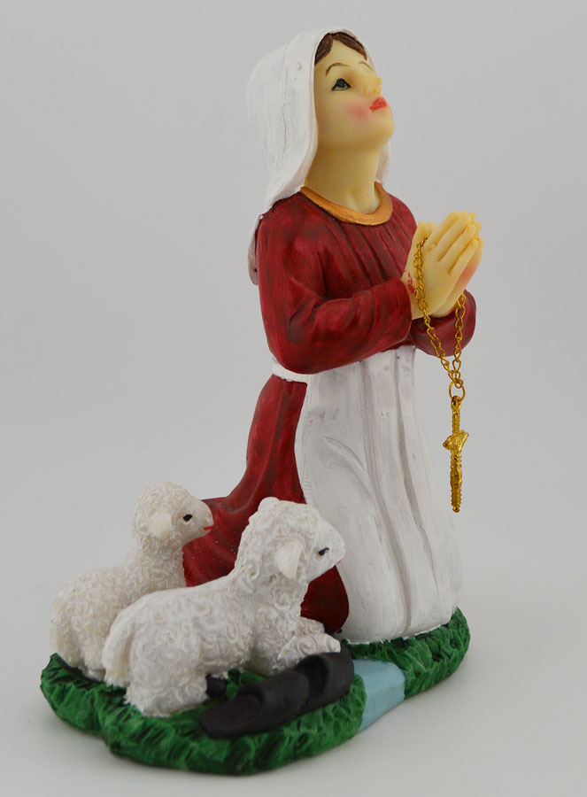 Statua di Santa Bernadette Soubirous - 15 cm (pic 3)