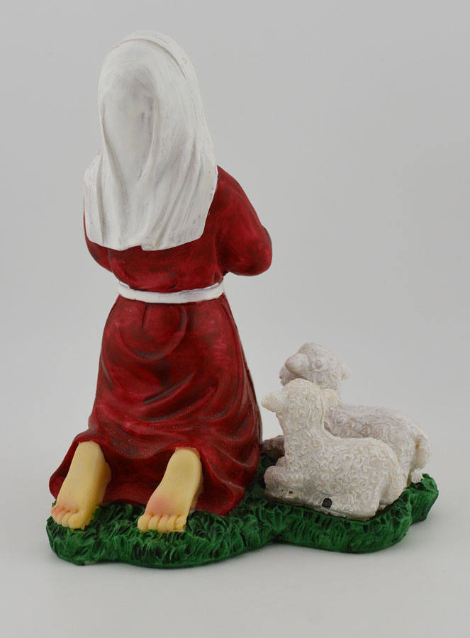 Statua di Santa Bernadette Soubirous - 15 cm (pic 4)