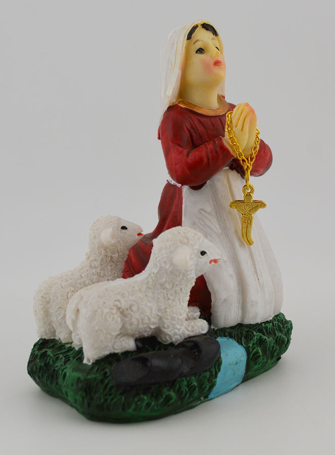 Statua di Santa Bernadette Soubirous - 10 cm (pic 3)
