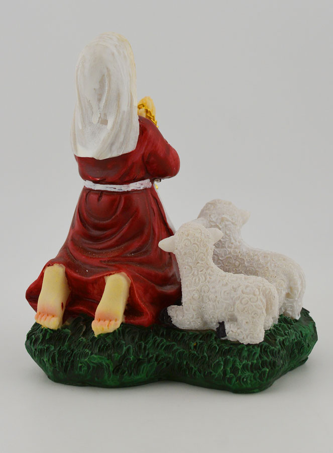 Statua di Santa Bernadette Soubirous - 10 cm (pic 4)