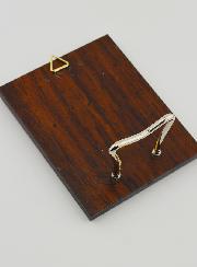 Icona Bizantina del Cristo Misericordioso Dipinta a Mano - 8 cm