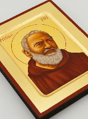 Icona Bizantina San Padre Pio - 18 cm