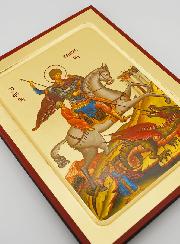 Icona Bizantina San Giorgio - 23 cm