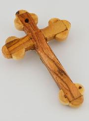 Crocifisso Ortodosso in Legno di Ulivo - 13cm