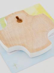 Croce Bambini in Legno d'Ebano - Bambini del Mondo