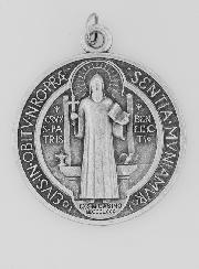 Medaglia di San Benedetto in Metallo - 3,6 cm