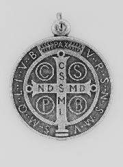 Medaglia di San Benedetto in Metallo - 3,6 cm