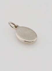 Medaglia San Cristoforo Argentata - 14 mm