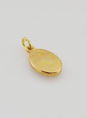 Medaglia Nostra Signora di Lourdes Dorata - 14 mm