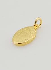 Medaglia Gesù Bambino di Praga Dorata - 15 mm