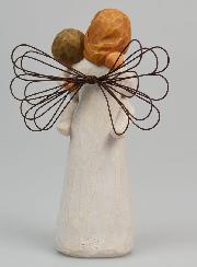 Angelo Willow Tree - Abbraccio dell'Angelo custode (Angel'S Embrace) - 14 cm