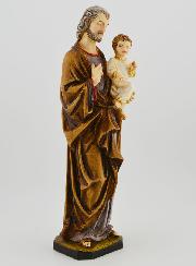 Statua policroma dipinta a mano San Giuseppe - 22 cm