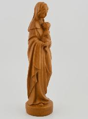 Statua Madonna con Gesù Bambino - Rinascimento - Colore legno - 16 cm