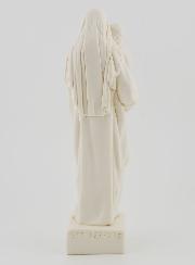 Statua Madonna con Gesù Bambino - Colore avorio - 16 cm