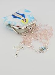 Rosario della Vergine Miracolosa in Perle con Pochette