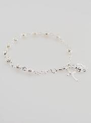 Bracciale Rosario in Perle d'Argento 6mm