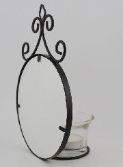 Candeliere Icona Nostra Signora di Lourdes - 18 cm