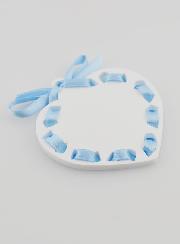 Icona Angelo Custode Azzurra - Regalo di Battesimo Bambino - 7 cm