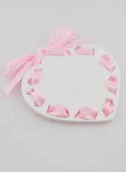 Icona Angelo Custode Rosa - Regalo di Battesimo Bambina - 11 cm
