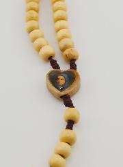 Rosario Santa Bernadette Soubirous in Legno Chiaro