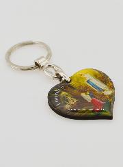 Portachiavi Cuore di Nostra Signora di Lourdes - 4cm