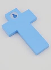 Croce Bambino Colomba Spirito Santo Blu - 12cm