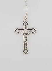 Rosario della Via Crucis in Perle di Cristallo - 70 cm
