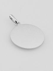 Medaglia Vergine Maria con Velo in argento massiccio - 18 mm