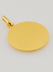 Medaglietta Vergine Maria che prega Placcato Oro - 18mm
