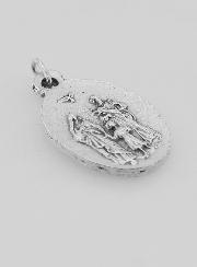 Medaglia Religiosa San Giuseppe Argentata - 20 mm