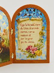 Icona Dittico Maria che Scioglie i Nodi + Preghiera di Benedizione