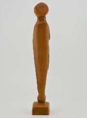 Statua Madonna della Preghiera - Colore legno - 24 cm