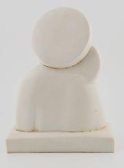 Statua Madonna con Gesù Bambino - Colore avorio - 15 cm