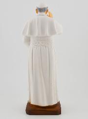 Statua policroma Papa Francesco - 20 cm