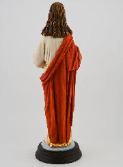 Statua Sacro Cuore di Gesù Cristo dipinta a mano - 25 cm