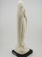 Statua Vergine Maria di Lourdes Moderna e Artigianale - 35 cm