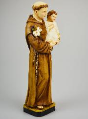 Statua Sant' Antonio di Padova dipinta a mano - 30 cm