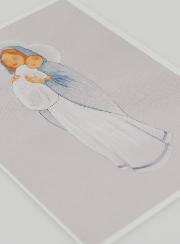 Cartolina di Battesimo - Consacrazione a Gesù da Maria
