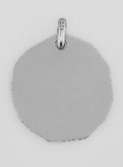 Medaglia San Cristoforo in argento massiccio 925/1000 - 30 mm