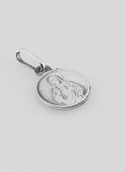 Medaglia Scapolare in Argento Puro 925/1000 - 12 mm