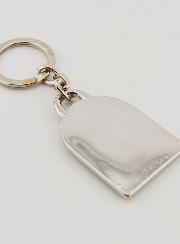 Portachiavi Nostra Signora di Medjugorje - Argento Massiccio - 5cm