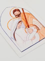 Cartolina di Battesimo - Sacra Famiglia di Nazareth