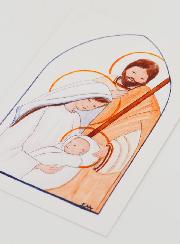 Cartolina di Battesimo - Sacra Famiglia di Nazareth
